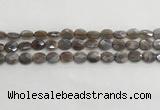 CMS1797 15.5 inches 8*10mm faceted oval AB-color moonstone beads