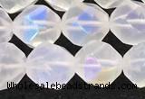 CMS1873 15.5 inches 10mm faceted nuggets AB-color white moonstone beads