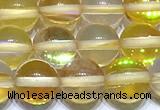 CMS2193 15 inches 6mm, 8mm, 10mm & 12mm round synthetic moonstone beads