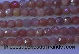 CMS569 15.5 inches 4mm faceted round moonstone gemstone beads