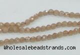 CMS81 15.5 inches 4mm faceted round moonstone gemstone beads