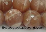 CMS947 15.5 inches 18mm faceted round A grade moonstone gemstone beads