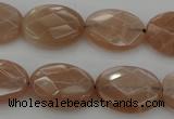 CMS966 15.5 inches 10*14mm faceted oval A grade moonstone beads