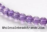 CNA10 6mm round A+ grade natural amethyst quartz beads Wholesale