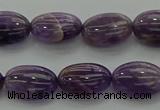 CNA1036 15.5 inches 8*12mm oval dogtooth amethyst beads wholesale