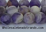 CNA1053 15.5 inches 10mm round matte dogtooth amethyst beads