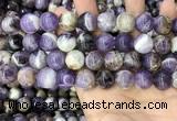 CNA1086 15.5 inches 14mm round dogtooth amethyst beads wholesale