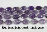 CNA1201 15.5 inches 15*20mm faceted oval amethyst beads