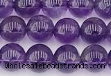 CNA1241 15 inches 6mm round amethyst gemstone beads