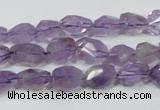 CNA200 15.5 inches 8*14mm faceted nugget natural amethyst beads