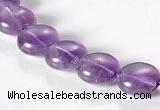 CNA24 10mm flat round A- grade natural amethyst beads Wholesale