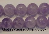 CNA302 15.5 inches 12mm round natural lavender amethyst beads