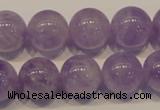 CNA303 15.5 inches 14mm round natural lavender amethyst beads