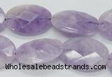 CNA332 15.5 inches 18*25mm faceted oval natural lavender amethyst beads