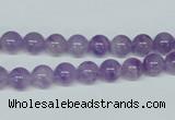 CNA400 15.5 inches 4mm round natural lavender amethyst beads