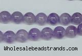 CNA401 15.5 inches 6mm round natural lavender amethyst beads