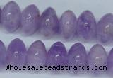 CNA409 15.5 inches 10*16mm rondelle natural lavender amethyst beads