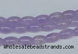 CNA410 15.5 inches 6*10mm rice natural lavender amethyst beads