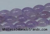 CNA411 15.5 inches 8*12mm rice natural lavender amethyst beads