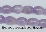 CNA412 15.5 inches 10*14mm rice natural lavender amethyst beads