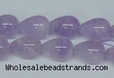 CNA417 15.5 inches 10*14mm teardrop natural lavender amethyst beads