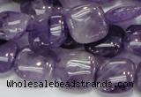 CNA42 15.5 inches 15*15mm square grade A natural amethyst beads