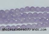 CNA421 15.5 inches 6mm faceted round natural lavender amethyst beads