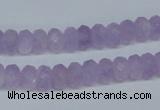 CNA427 4*8mm faceted rondelle natural lavender amethyst beads