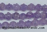 CNA432 15.5 inches 10*10mm skull shape natural lavender amethyst beads