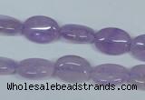 CNA444 15.5 inches 10*14mm oval natural lavender amethyst beads