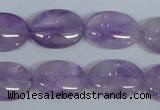 CNA448 15.5 inches 16*22mm oval natural lavender amethyst beads