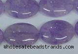 CNA450 15.5 inches 22*30mm oval natural lavender amethyst beads