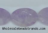 CNA459 15.5 inches 22*30mm faceted oval natural lavender amethyst beads