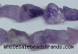 CNA468 15.5 inches 13*15mm nugget natural lavender amethyst beads