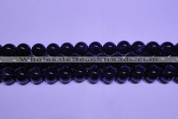 CNA552 15.5 inches 8mm round A grade natural dark amethyst beads