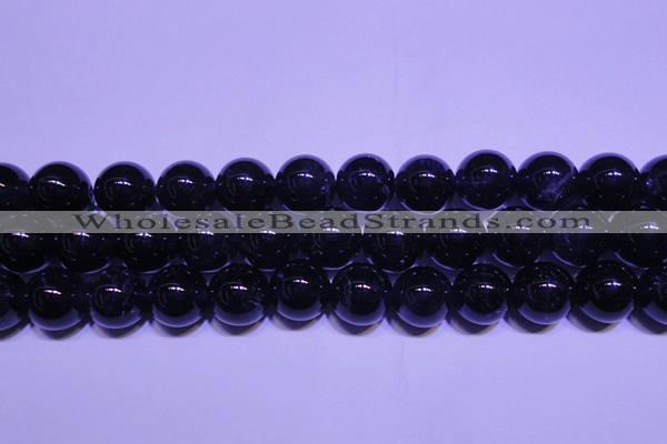 CNA554 15.5 inches 12mm round A grade natural dark amethyst beads