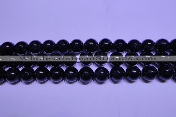 CNA572 15.5 inches 8mm round AAA grade natural dark amethyst beads