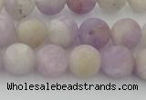 CNA672 15.5 inches 8mm round matte lavender amethyst beads