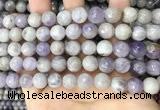 CNA688 15.5 inches 10mm faceted round lavender amethyst beads