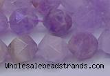 CNA694 15.5 inches 12mm faceted nuggets lavender amethyst beads