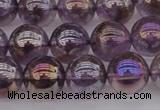 CNA703 15.5 inches 10mm round AB-color amethyst gemstone beads