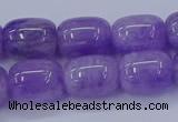 CNA716 15.5 inches 10*14mm drum lavender amethyst beads