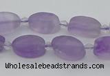 CNA722 15.5 inches 10*14mm oval amethyst gemstone beads wholesale