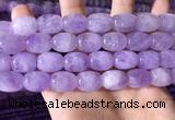 CNA786 15.5 inches 12*16mm drum lavender amethyst beads