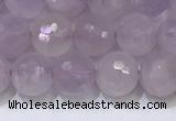 CNA789 15.5 inches 6mmm faceted round lavender amethyst beads