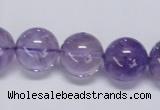 CNA806 15.5 inches 16mm round natural light amethyst beads