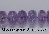 CNA812 15.5 inches 10*16mm rondelle natural light amethyst beads