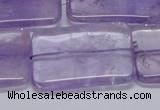 CNA856 15.5 inches 25*35mm rectangle natural light amethyst beads