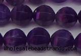 CNA934 15.5 inches 12mm pumpkin amethyst gemstone beads