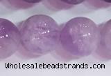 CNA955 15.5 inches 10mm round natural lavender amethyst beads